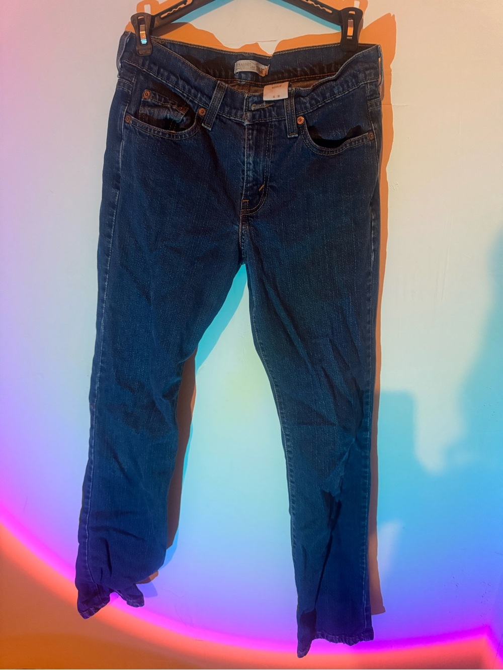 Levi's Dark Blue Straight-Leg Jeans